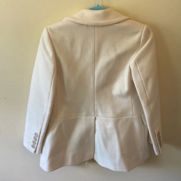 Banana Republic Cream Wool Coat - Picture 3 of 11